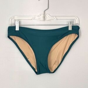 J. Crew Women’s Teal Blue Lined Bikini Bottoms 2-piece Swimsuit Suit Small USA